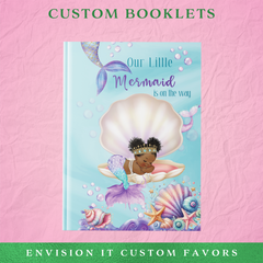 Mermaid Baby Shower Booklets